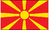 Republic of North Macedonia Flag
