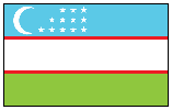 Uzbekistan Flag