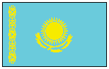 Kazakhstan Flag